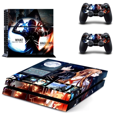 Sword art online skin sticker for playstation 4 console an.. Sword art online skin sticker for playstation 4 console an..