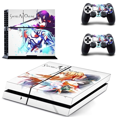 Sword art online skin sticker for playstation 4 console an.. Sword art online skin sticker for playstation 4 console an..