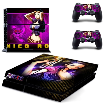 One Piece skin sticker for playstation 4 console and two controllers