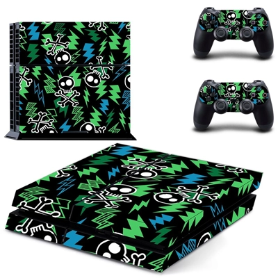 One Piece skin sticker for playstation 4 console and two c..
