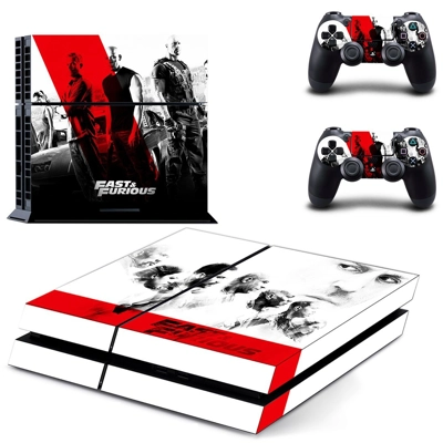 Fast & Furious skin sticker for playstation 4 console and .. Fast & Furious skin sticker for playstation 4 console and ..