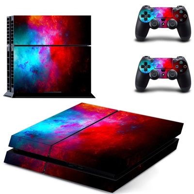 Space scene skin sticker for playstation 4 console and two.. Space scene skin sticker for playstation 4 console and two..