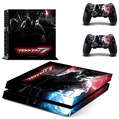 Tekken 7 skin sticker for playstation 4 console and two co..
