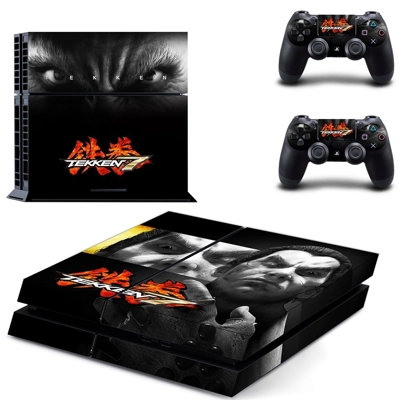 Tekken 7 skin sticker for playstation 4 console and two co.. Tekken 7 skin sticker for playstation 4 console and two co..