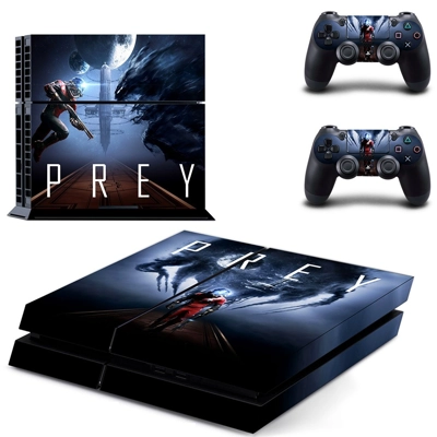 Prey skin sticker for playstation 4 console and two controllers