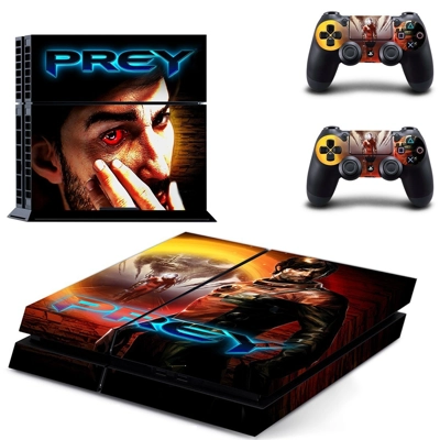 Prey skin sticker for playstation 4 console and two controllers