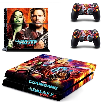 Guardians of the Galaxy skin sticker for playstation 4 console and two controllers