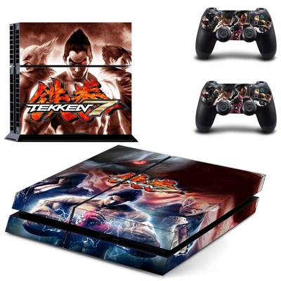 Tekken 7 skin sticker for playstation 4 console and two co.. Tekken 7 skin sticker for playstation 4 console and two co..