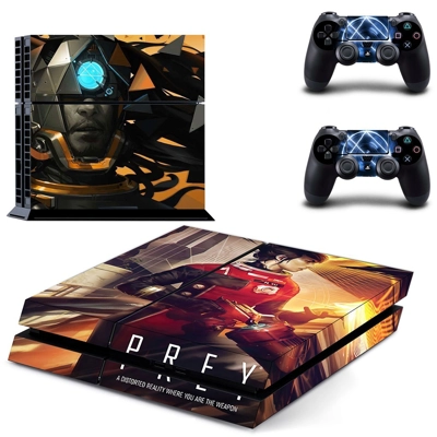 Prey skin sticker for playstation 4 console and two controllers