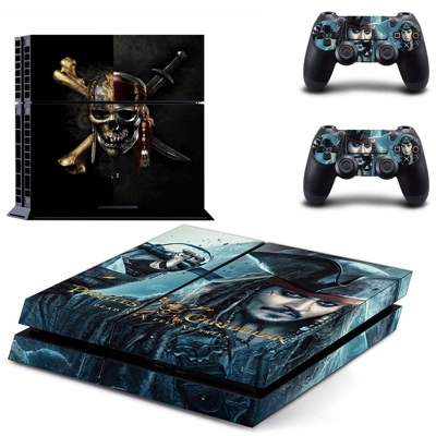 Pirates of the caribean skin sticker for playstation 4 con..