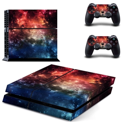 Space scene skin sticker for playstation 4 console and two.. Space scene skin sticker for playstation 4 console and two..