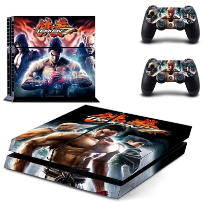 Teken 8 skin sticker for playstation 4 console and two controllers