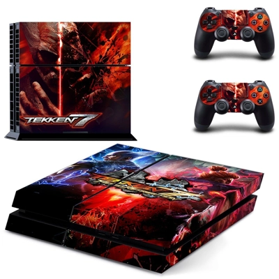 Tekken 7 skin sticker for playstation 4 console and two co..