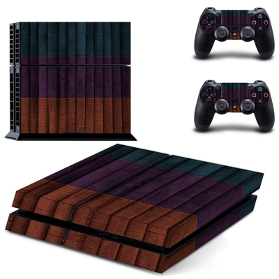 Wooden board skin sticker for playstation 4 console and tw.. Wooden board skin sticker for playstation 4 console and tw..