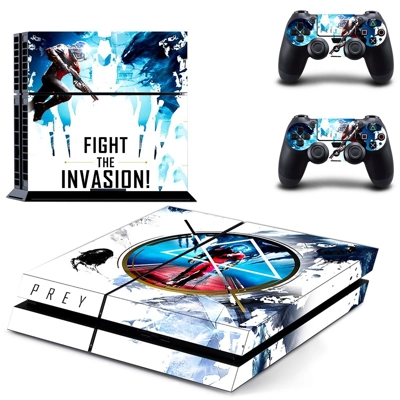 Prey game skin sticker for playstation 4 console and two controllers
