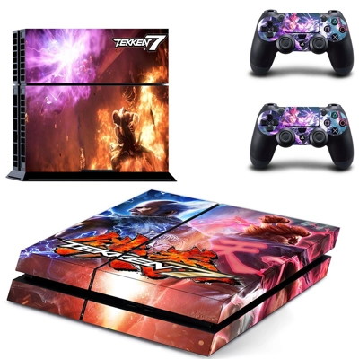 Tekken 7 skin sticker for playstation 4 console and two controllers