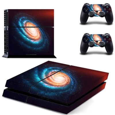 Galaxy scene skin sticker for playstation 4 console and tw..