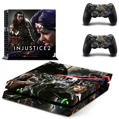 Injustice 2 skin sticker for playstation 4 console and two.. Injustice 2 skin sticker for playstation 4 console and two..
