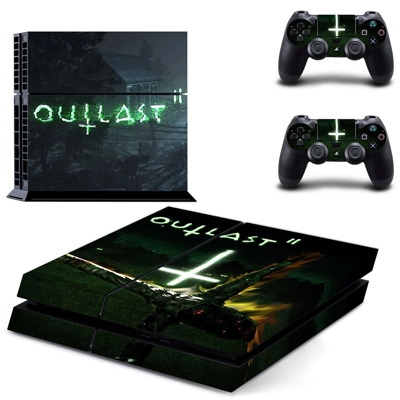 Outlast ll skin sticker for playstation 4 console and two .. Outlast ll skin sticker for playstation 4 console and two ..