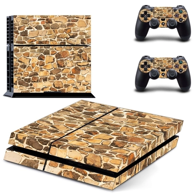 Stone Wall skin sticker for playstation 4 console and two ..