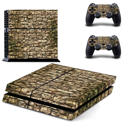 Rusted stone Wall print skin sticker for playstation 4 con.. Rusted stone Wall print skin sticker for playstation 4 con..