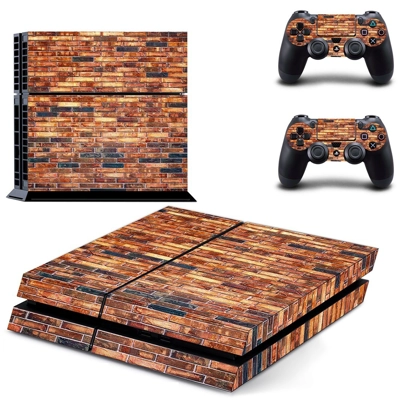 Rusted brick wall skin sticker for playstation 4 console .. Rusted brick wall skin sticker for playstation 4 console ..