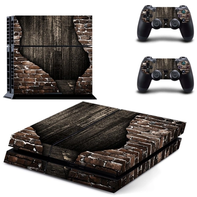 Rusted and Broken Brick wall skin sticker for playstation ..