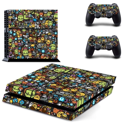 Emoji  skin sticker for playstation 4 console and two controllers