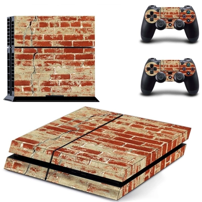 Rusted and Broken Brick wall skin sticker for playstation .. Rusted and Broken Brick wall skin sticker for playstation ..