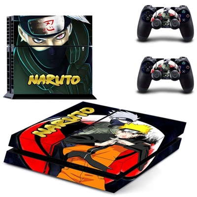Naruto skin sticker for playstation 4 console and two cont..
