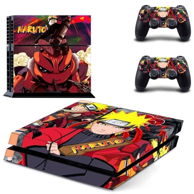 Naruto skin sticker for playstation 4 console and two cont..
