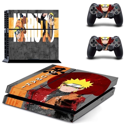 Naruto skin sticker for playstation 4 console and two cont.. Naruto skin sticker for playstation 4 console and two cont..