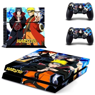 Naruto skin sticker for playstation 4 console and two cont..