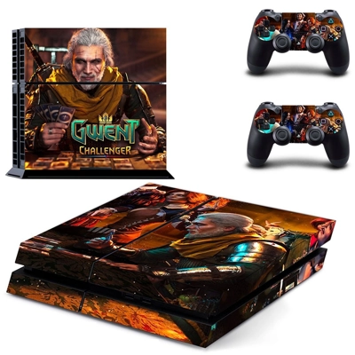 Gwent Challenger skin sticker for playstation 4 console an.. Gwent Challenger skin sticker for playstation 4 console an..