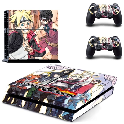 Naruto to Boruto Shinobi Striker skin sticker for playstation 4 console and two controllers