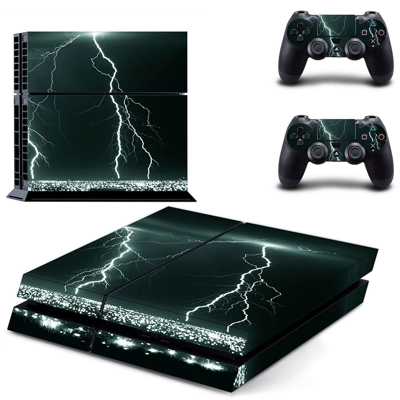 Lightning sky skin sticker for playstation 4 console and .. Lightning sky skin sticker for playstation 4 console and ..