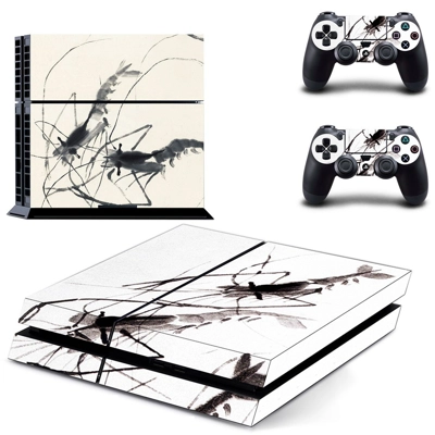 Painting skin sticker for playstation 4 console and two co..