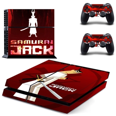 Samurai Jack skin sticker for playstation 4 console and tw.. Samurai Jack skin sticker for playstation 4 console and tw..