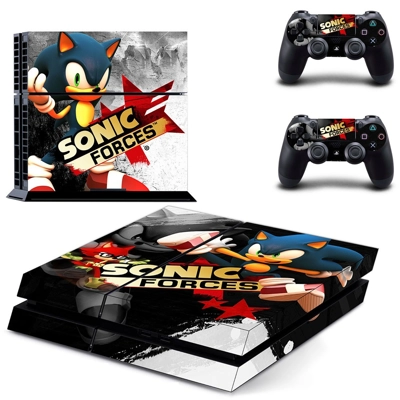 Sonic Forces skin sticker for playstation 4 console and two controllers