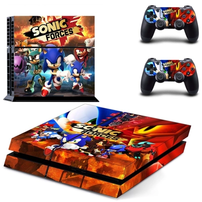 Sonic Forces skin sticker for playstation 4 console and two controllers