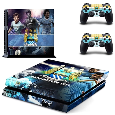 Manchester City FC skin sticker for playstation 4 console .. Manchester City FC skin sticker for playstation 4 console ..