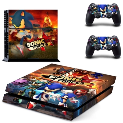 Sonic Forces skin sticker for playstation 4 console and tw.. Sonic Forces skin sticker for playstation 4 console and tw..