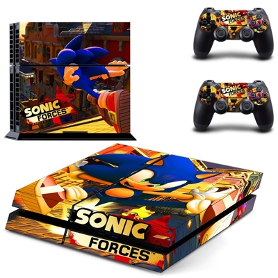 Sonic Forces skin sticker for playstation 4 console and two controllers