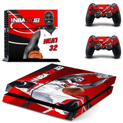 NBA 2k18  skin sticker for playstation 4 console and two controllers