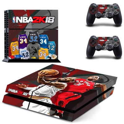NBA 2k18 skin sticker for playstation 4 console and two c.. NBA 2k18 skin sticker for playstation 4 console and two c..