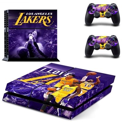 Los Angeles Lakers skin sticker for playstation 4 console ..