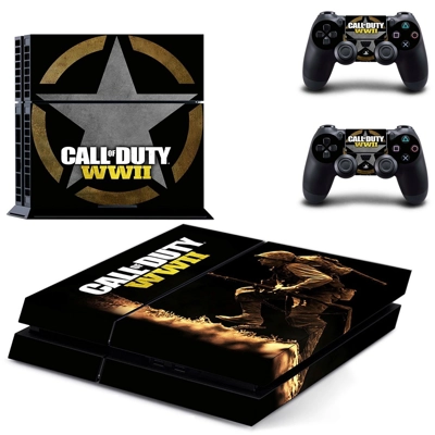 Call of Duty WW2 skin sticker for playstation 4 console an.. Call of Duty WW2 skin sticker for playstation 4 console an..
