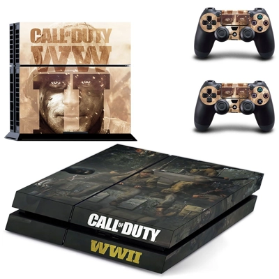 Call of Duty WW2 skin sticker for playstation 4 console an.. Call of Duty WW2 skin sticker for playstation 4 console an..