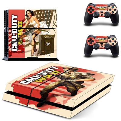 Call of Duty WW2 skin sticker for playstation 4 console an.. Call of Duty WW2 skin sticker for playstation 4 console an..