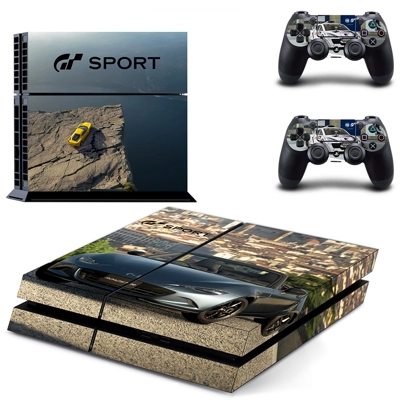 Gran Turismo Sport skin sticker for playstation 4 console and two controllers